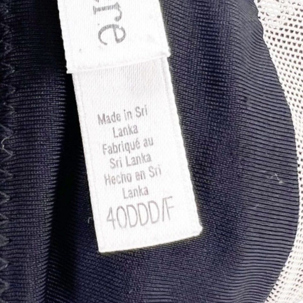 ✅ LE MYSTERE BLACK UNDERWIRE BRA SIZE‎ 40DDD - Picture 4 of 4